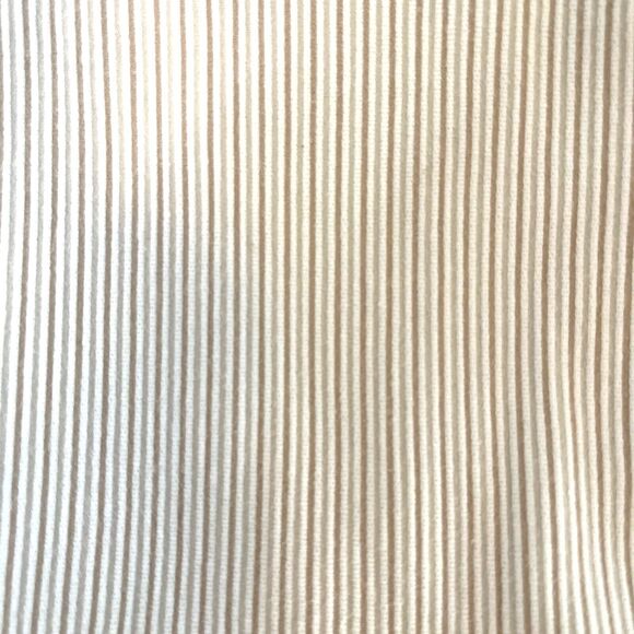 St. John's Bay Stretch Women's Cream & Tan Striped Spandex Blend Capris Size 18W - Picture 10 of 13